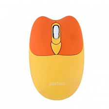 Беспроводная мышь Perfeo KITTY USB, 4 кнопки, желтый