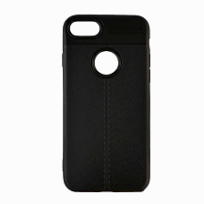 Клип-кейс iPhone 6 Матовый, под кожу, черный