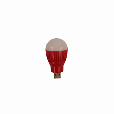 Лампа USB LED цвет бело-красный
