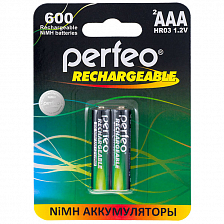 Perfeo AAA 600 (Блистер 2 шт.)