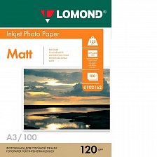 Фотобумага Lomond матовая А3 120г/м 100 листов