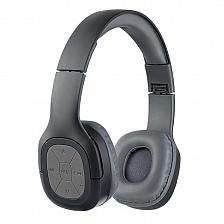 Bluetooth наушники Perfeo FOLD с микрофоном, FM, AUX, MP3 плеер, черный