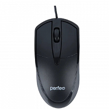 Мышь Perfeo FIRST USB, 3 кнопки, черный