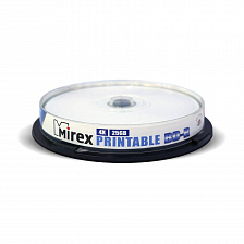 BD-R Mirex PRINT 25Gb 4x Cake (10 шт.)