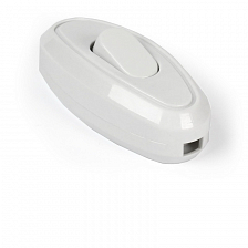 Выключатель Smartbuy, проходной, 6А, 250В, белый