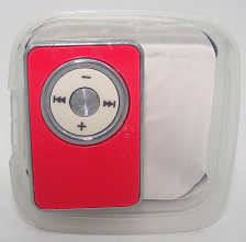 MP3 плеер без дисплея, без памяти №1, розовый