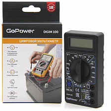 Мультиметр цифровой GoPower DigiM 100