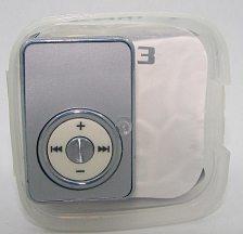 MP3 плеер без дисплея, без памяти №1, серебро