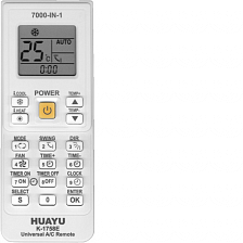 Пульт для кондиционера HUAYU K-1758E 7000 В 1 (KT-9018)
