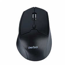 Беспроводная мышь Perfeo DESK USB, 6 кнопок, черный