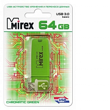 USB 3.0 Mirex 64Gb CHROMATIC GREEN