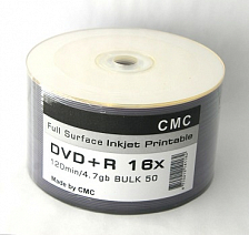  DVD R PRINT CMC 4.7Gb 16x Bulk (50 шт.)+