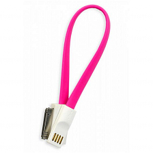 Smartbuy USB вилка - Phone 4 вилка, 0.2 м, розовый
