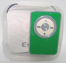 MP3 плеер без дисплея, без памяти №1, зеленый
