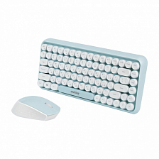 Набор беспроводная клавиатура + мышь Smartbuy, мятно-белый