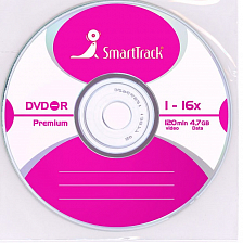 DVD R Bulk Smart Track 4.7Gb 16x (100 шт.)-