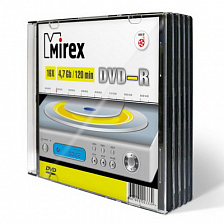 DVD R Slim Mirex 4.7Gb 16x-