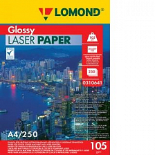 Лазерная печать Lomond глянцевая А4 105 г/м 250 листов двухсторонняя 