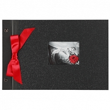 Фотоальбом магнитный Image Art, 20х26, 30 листов, Свадебный, черный