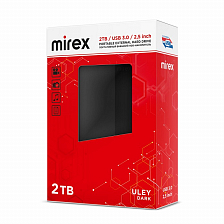 Mirex 2.5 HDD 2TB USB 3.0 ULEY DARK, черный