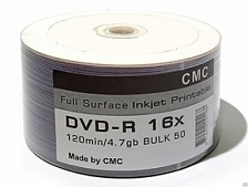  DVD R PRINT CMC 4.7Gb 16x Bulk (50 шт.)-